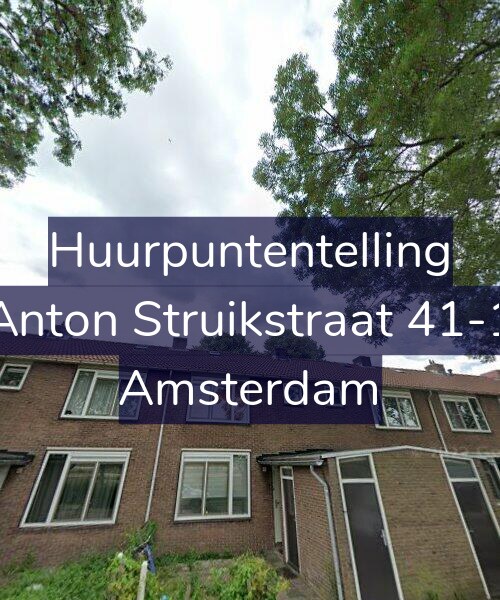Foto gevel Huurpuntentelling voor Anton Struikstraat 41-1, Amsterdam