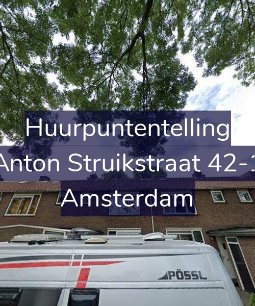 Foto gevel Huurpuntentelling voor Anton Struikstraat 42-1, Amsterdam