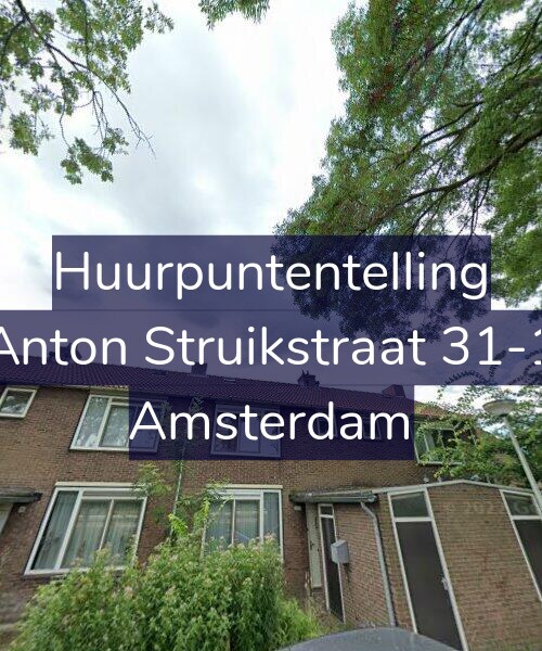 Foto gevel Huurpuntentelling voor Anton Struikstraat 31-1, Amsterdam