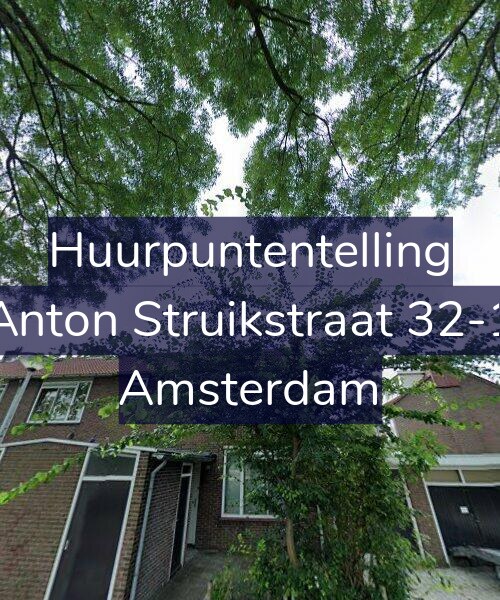 Foto gevel Huurpuntentelling voor Anton Struikstraat 32-1, Amsterdam