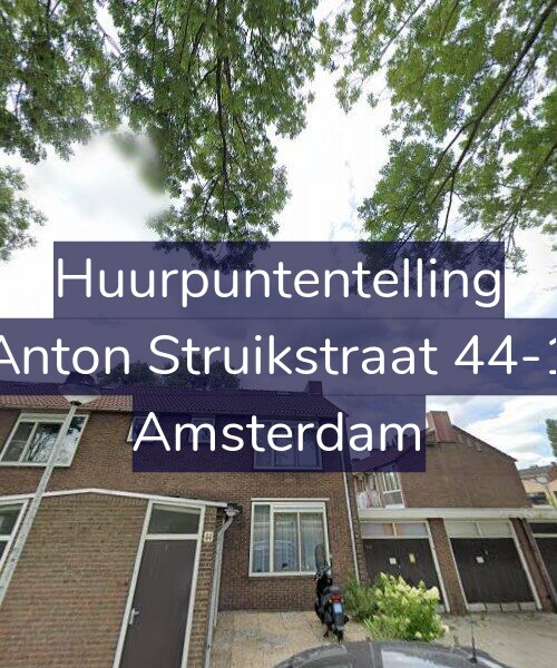 Foto gevel Huurpuntentelling voor Anton Struikstraat 44-1, Amsterdam