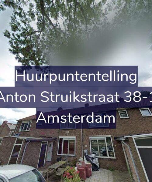 Foto gevel Huurpuntentelling voor Anton Struikstraat 38-1, Amsterdam