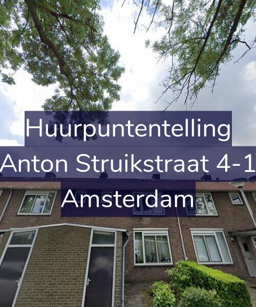 Foto gevel Huurpuntentelling voor Anton Struikstraat 4-1, Amsterdam