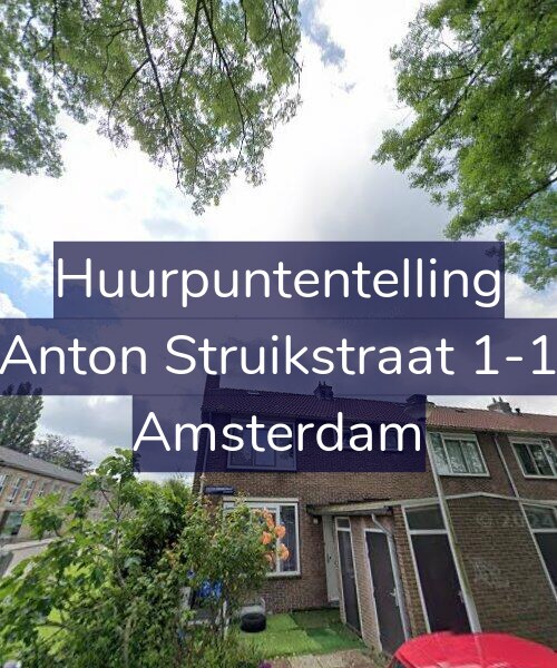 Foto gevel Huurpuntentelling voor Anton Struikstraat 1-1, Amsterdam