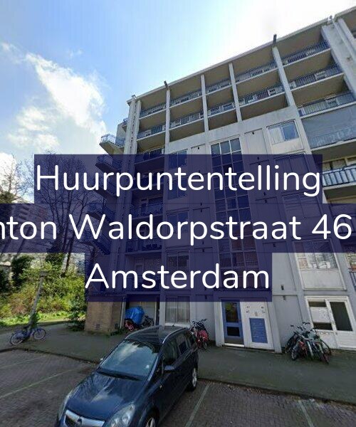 Foto gevel Huurpuntentelling voor Anton Waldorpstraat 46-H, Amsterdam