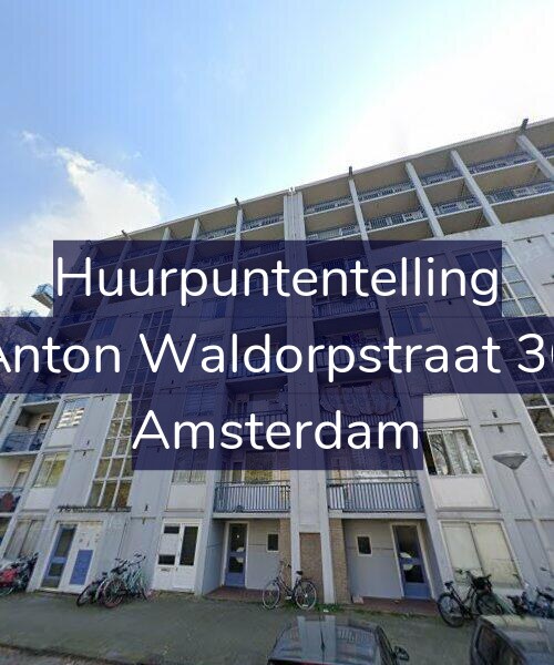Foto gevel Huurpuntentelling voor Anton Waldorpstraat 36, Amsterdam