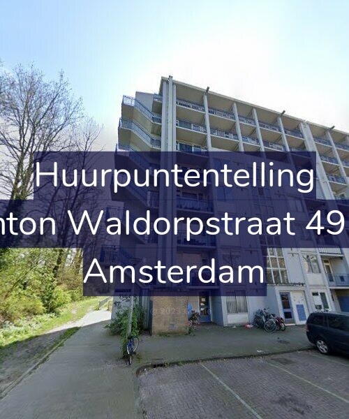 Foto gevel Huurpuntentelling voor Anton Waldorpstraat 49-H, Amsterdam