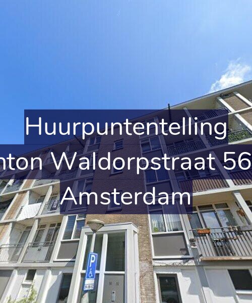 Foto gevel Huurpuntentelling voor Anton Waldorpstraat 56-2, Amsterdam