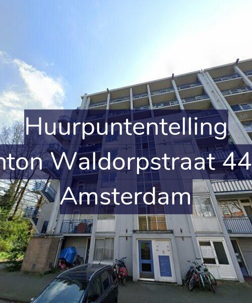 Foto gevel Huurpuntentelling voor Anton Waldorpstraat 44-1, Amsterdam