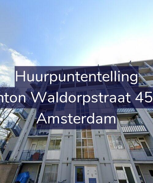 Foto gevel Huurpuntentelling voor Anton Waldorpstraat 45-2, Amsterdam