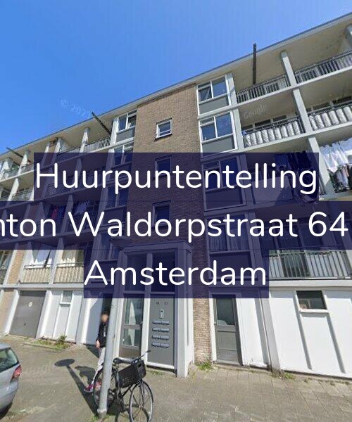 Foto gevel Huurpuntentelling voor Anton Waldorpstraat 64-H, Amsterdam