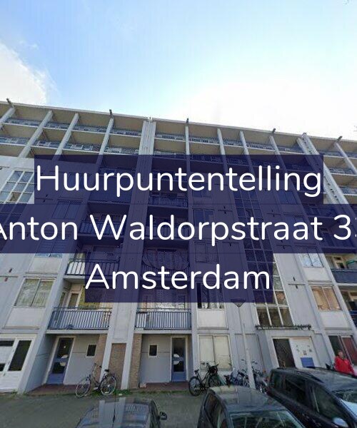 Foto gevel Huurpuntentelling voor Anton Waldorpstraat 33, Amsterdam