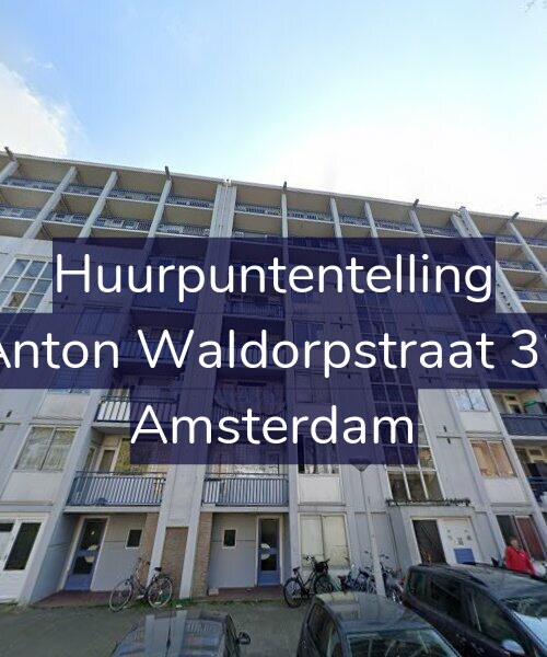 Foto gevel Huurpuntentelling voor Anton Waldorpstraat 32, Amsterdam