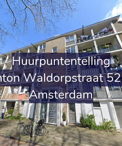Foto gevel Huurpuntentelling voor Anton Waldorpstraat 52-H, Amsterdam