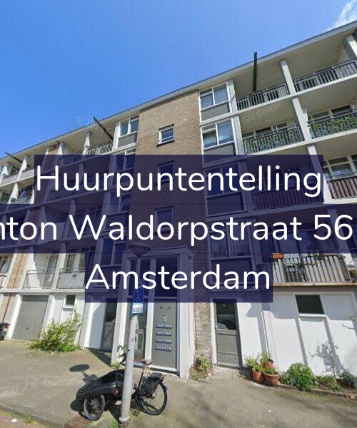 Foto gevel Huurpuntentelling voor Anton Waldorpstraat 56-H, Amsterdam