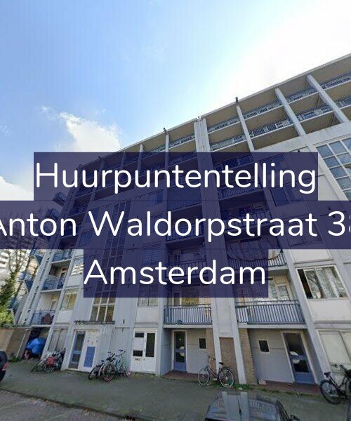 Foto gevel Huurpuntentelling voor Anton Waldorpstraat 38, Amsterdam
