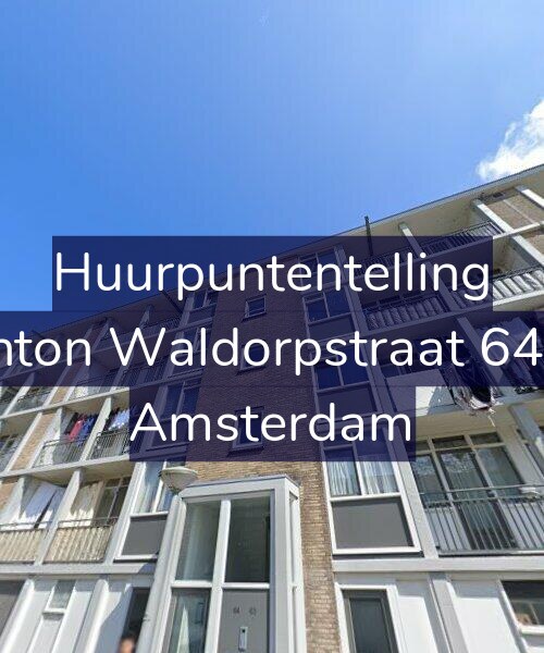 Foto gevel Huurpuntentelling voor Anton Waldorpstraat 64-2, Amsterdam