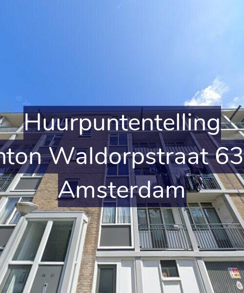 Foto gevel Huurpuntentelling voor Anton Waldorpstraat 63-2, Amsterdam
