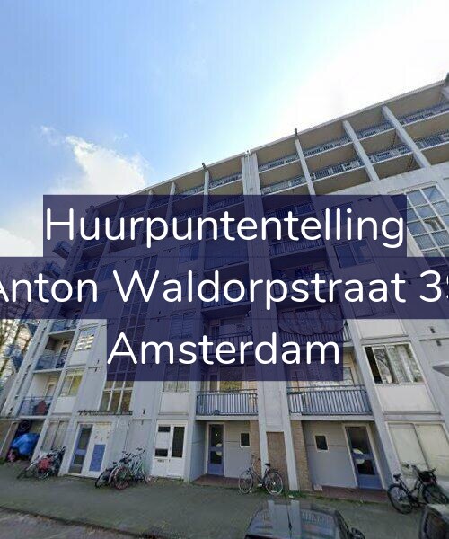 Foto gevel Huurpuntentelling voor Anton Waldorpstraat 39, Amsterdam