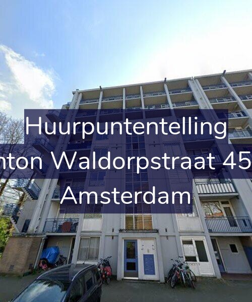 Foto gevel Huurpuntentelling voor Anton Waldorpstraat 45-1, Amsterdam