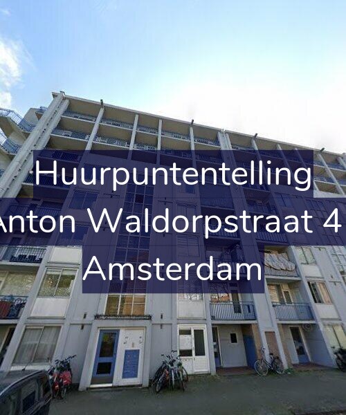Foto gevel Huurpuntentelling voor Anton Waldorpstraat 41, Amsterdam
