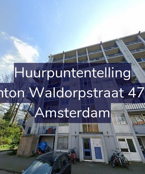 Foto gevel Huurpuntentelling voor Anton Waldorpstraat 47-1, Amsterdam