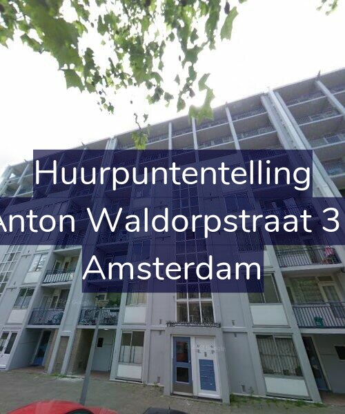 Foto gevel Huurpuntentelling voor Anton Waldorpstraat 31, Amsterdam