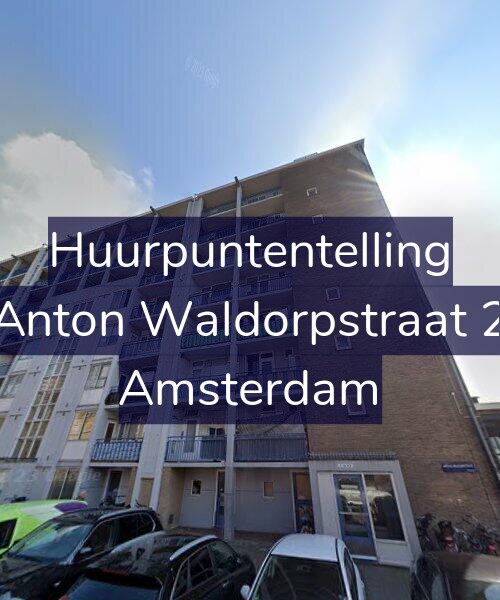Foto gevel Huurpuntentelling voor Anton Waldorpstraat 2, Amsterdam