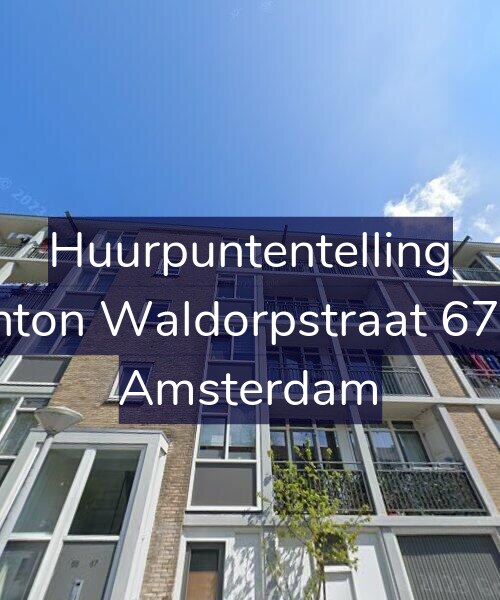 Foto gevel Huurpuntentelling voor Anton Waldorpstraat 67-2, Amsterdam