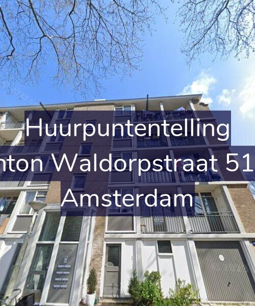 Foto gevel Huurpuntentelling voor Anton Waldorpstraat 51-1, Amsterdam