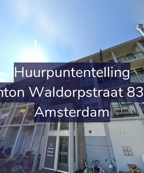 Foto gevel Huurpuntentelling voor Anton Waldorpstraat 83-1, Amsterdam