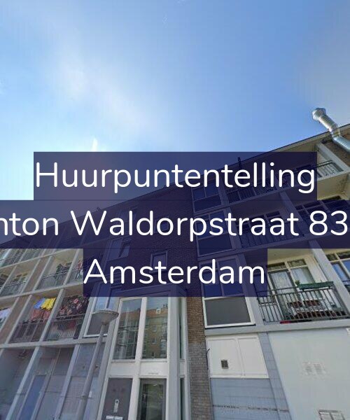 Foto gevel Huurpuntentelling voor Anton Waldorpstraat 83-2, Amsterdam