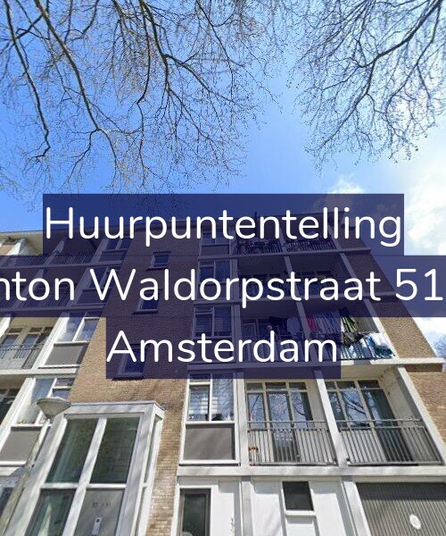 Foto gevel Huurpuntentelling voor Anton Waldorpstraat 51-3, Amsterdam