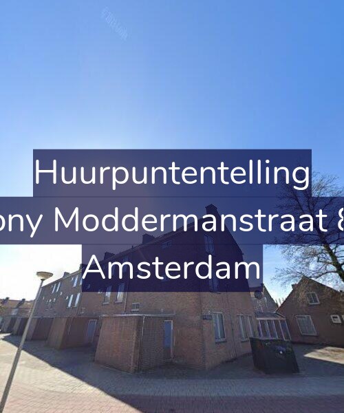 Foto gevel Huurpuntentelling voor Antony Moddermanstraat 85-1, Amsterdam