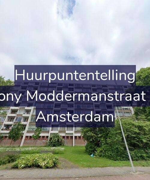 Foto gevel Huurpuntentelling voor Antony Moddermanstraat 104, Amsterdam