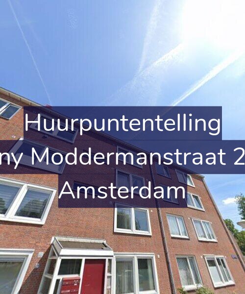 Foto gevel Huurpuntentelling voor Antony Moddermanstraat 218-3, Amsterdam