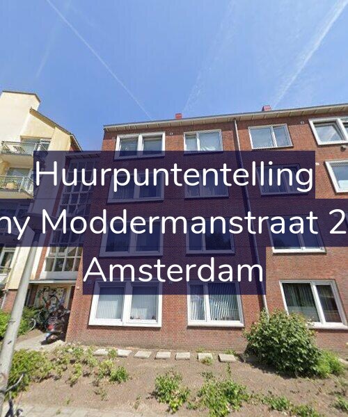 Foto gevel Huurpuntentelling voor Antony Moddermanstraat 222-H, Amsterdam