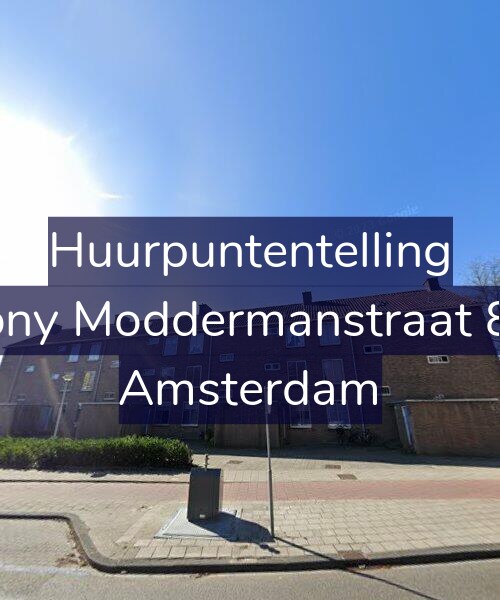 Foto gevel Huurpuntentelling voor Antony Moddermanstraat 83-H, Amsterdam