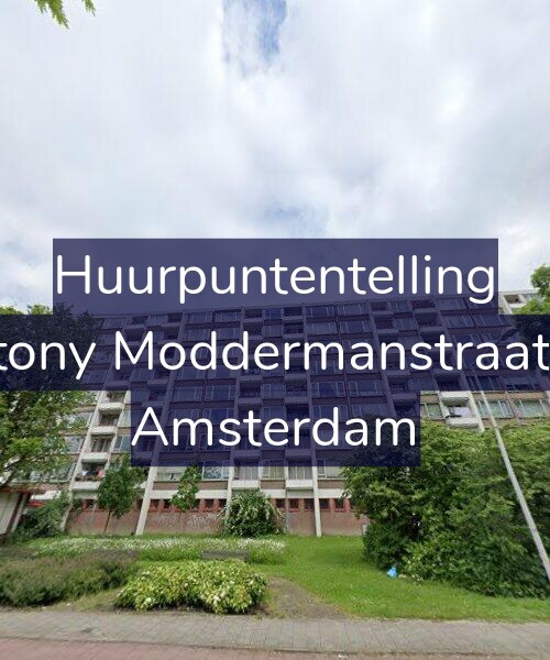 Foto gevel Huurpuntentelling voor Antony Moddermanstraat 68, Amsterdam
