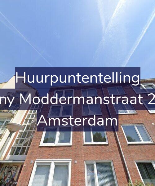 Foto gevel Huurpuntentelling voor Antony Moddermanstraat 222-3, Amsterdam