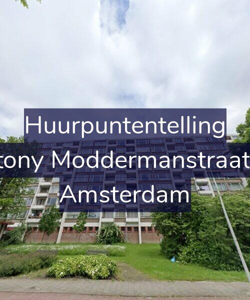 Foto gevel Huurpuntentelling voor Antony Moddermanstraat 72, Amsterdam