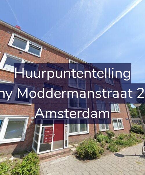 Foto gevel Huurpuntentelling voor Antony Moddermanstraat 218-H, Amsterdam