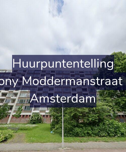Foto gevel Huurpuntentelling voor Antony Moddermanstraat 140, Amsterdam