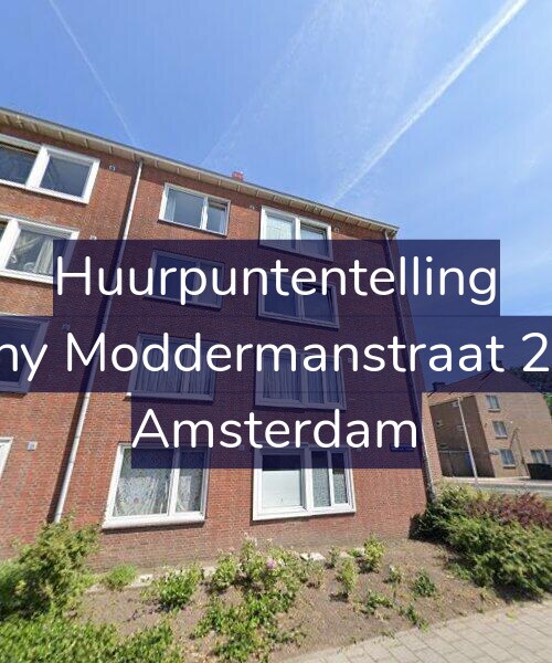 Foto gevel Huurpuntentelling voor Antony Moddermanstraat 216-H, Amsterdam
