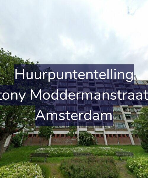 Foto gevel Huurpuntentelling voor Antony Moddermanstraat 24, Amsterdam