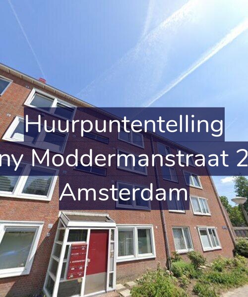 Foto gevel Huurpuntentelling voor Antony Moddermanstraat 218-1, Amsterdam