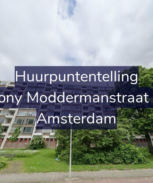 Foto gevel Huurpuntentelling voor Antony Moddermanstraat 160, Amsterdam