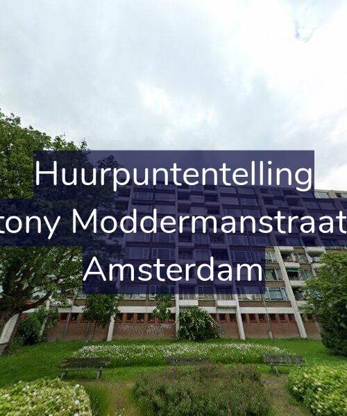 Foto gevel Huurpuntentelling voor Antony Moddermanstraat 32, Amsterdam