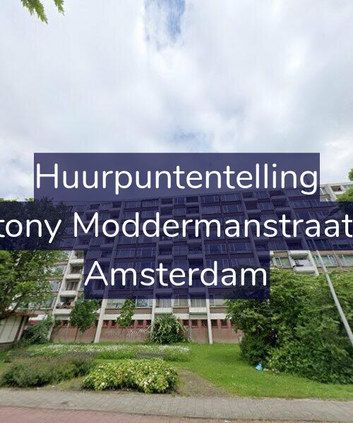 Foto gevel Huurpuntentelling voor Antony Moddermanstraat 60, Amsterdam