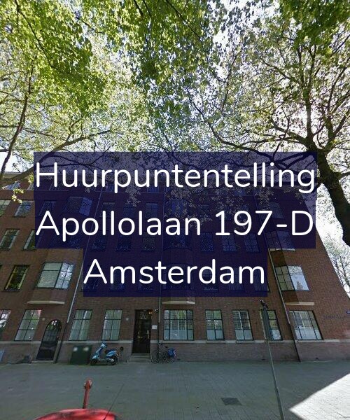 Foto gevel Huurpuntentelling voor Apollolaan 197-D, Amsterdam